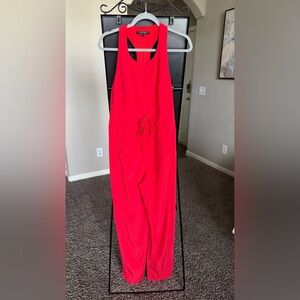 Nanette Lepore Vibrant Red Jumpsuit